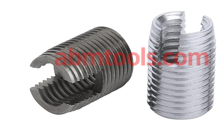 Slotted Self-Tapping Threaded Inserts A2 Stainless Steel - M8 x 15mm